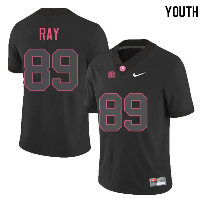 Alabama Crimson Tide Youth LaBryan Ray #89 Black NCAA Nike Authentic Stitched College Football Jersey ZJ16I36KI
